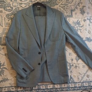 Express Blue Sport Coat Tailored Fit